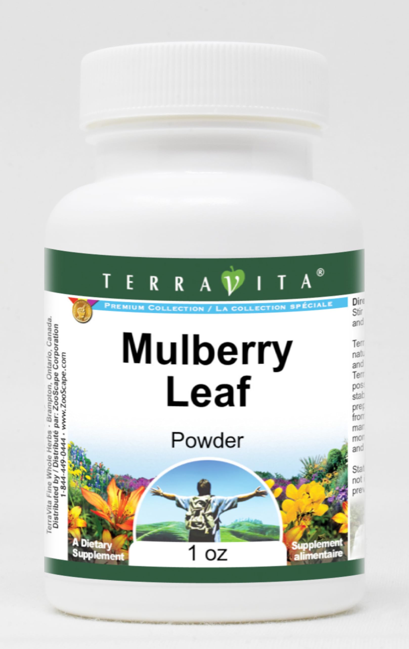 Organic Mulberry Leaf Powder 1 oz (28g) - Natural Herbal Supplement for Blood Sugar Support & Wellness - Use in Smoothies, Teas & Baking (ZIN: 513884)