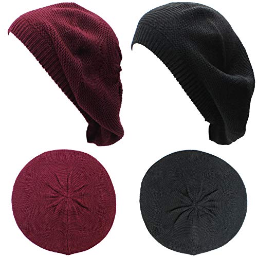 2pcs-pack Wine and Black