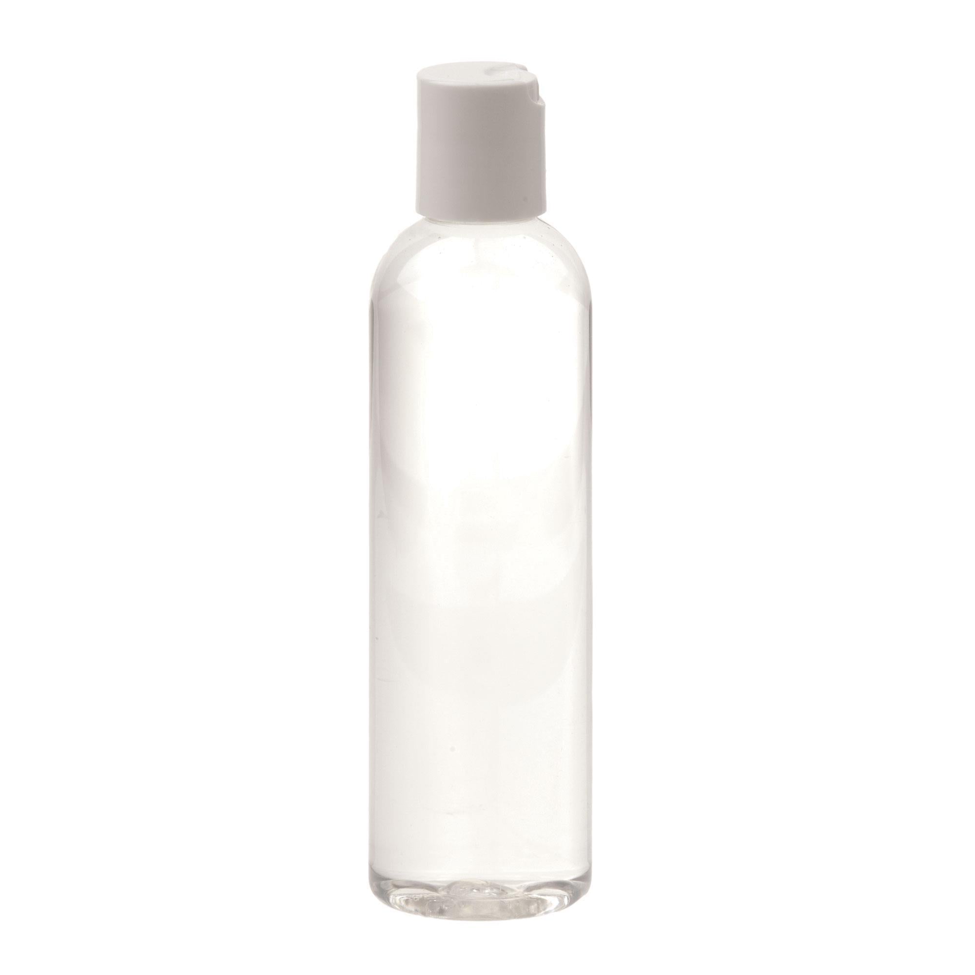 4oz Clear Plastic Bottle with White Cap - Perfect for Travel, DIY, and Essential Oils Storage