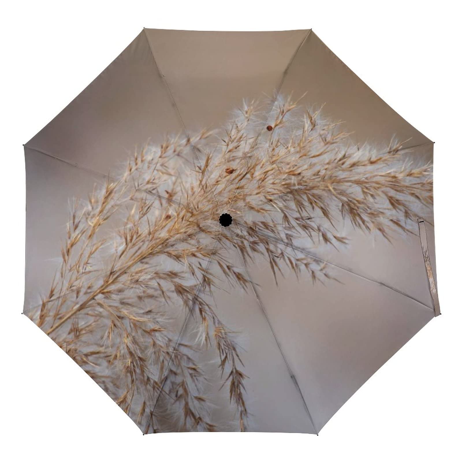 Windproof Compact Travel Umbrella with Auto Open/Close - 8 Ribs Geometric Multicolor Design, Waterproof & Portable for Rainy Days - Perfect for Commuting, Traveling and Outdoor Activities