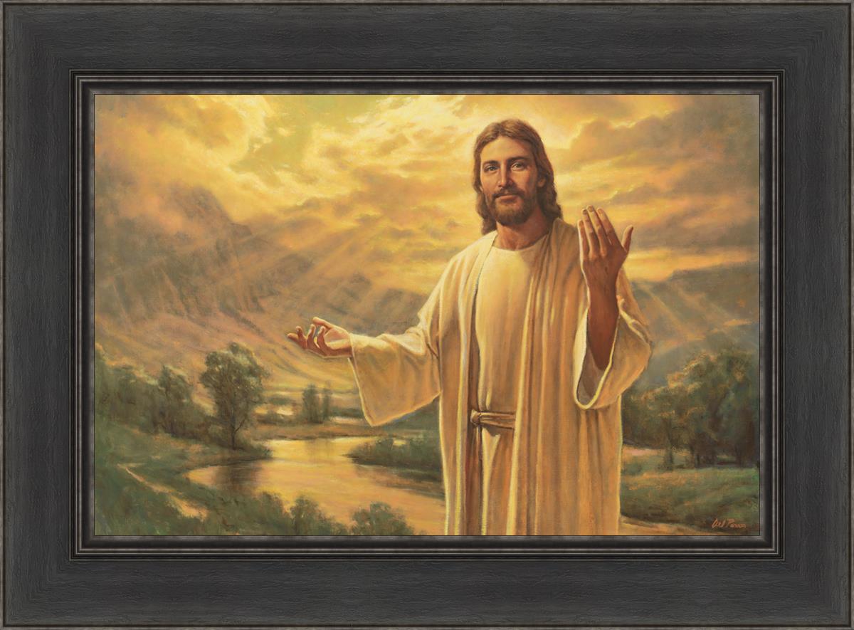Come Follow Me By Del Parson - Inspirational Christian Wall Art for Home & Church Decor - Perfect for Living Rooms, Bedrooms & Sunday School Classrooms