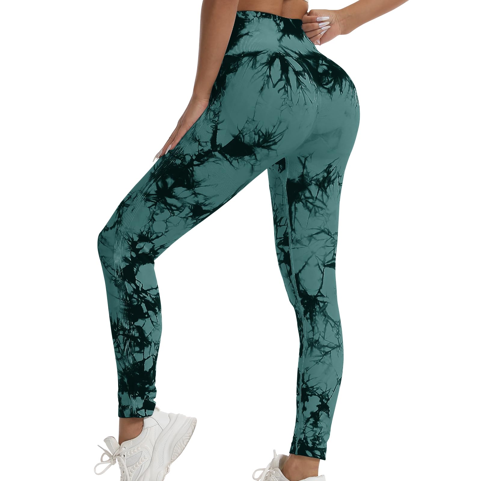 Women's Tie Dye Scrunch Butt Lifting Yoga Leggings - High Waisted Seamless Workout Pants for Fitness & Gym | Perfect for Yoga, Running & Lounge Wear