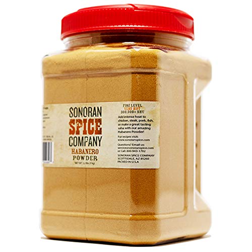 Pure Habanero Powder 1kg (2.2 Lbs) - Hot Chili Spice for Cooking, Seasoning & Mexican Recipes - Perfect for BBQ, Hot Sauces & Spicy Food Lovers