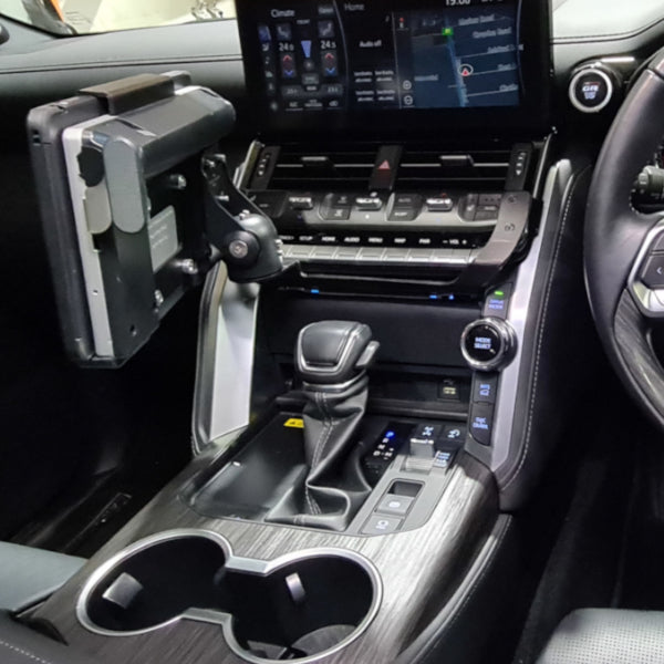 Toyota LandCruiser 300 (2022+) VX Sahara GR Sport Sahara ZX Car Phone Mount - Industrial Evolution InDash Universal Holder for Smartphones - Perfect for Off-Roading, Navigation & Hands-Free Driving