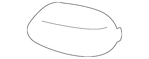 Subaru OEM 09-13 Forester Right Side Front Door Outside Mirror Cover - Genuine Replacement Part 91054SC031NN - Perfect for Auto Repair & Restoration Projects