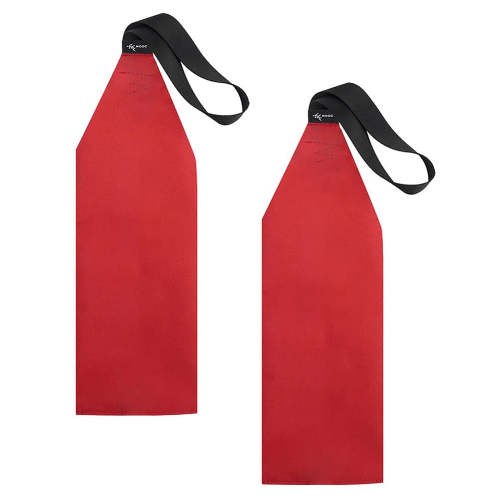 YARNOW Kayak Safety Warning Flag - 2 Pack Red Towing Flags for Kayak & Canoe | High Visibility Water Sport Accessories for Boating, Fishing & Outdoor Adventures