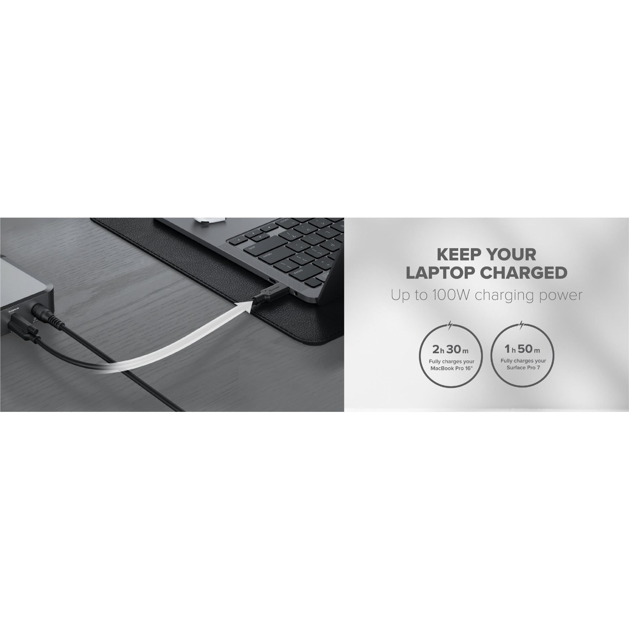 Alogic USB C Dual 4K Docking Station with 100W Power Delivery - 12-in-1 Laptop Dock for MacBook Pro/Air, Windows PC - 4K HDMI/DisplayPort, USB 3.0, Ethernet, SD Card Reader - Perfect for Home Office & Remote Work Setup