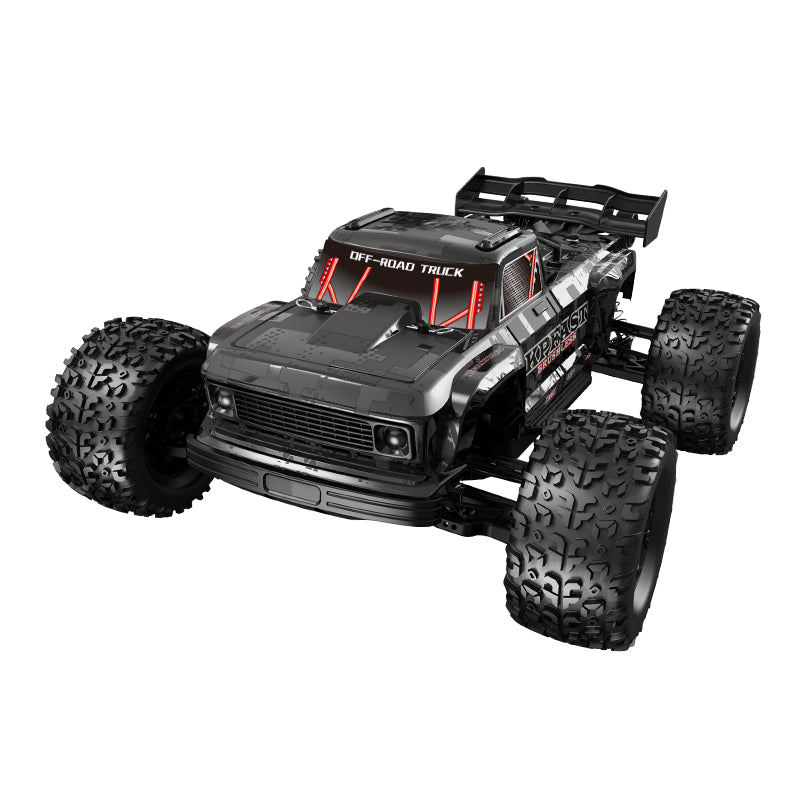KFPLAN KF16 RTR 1/12 Scale 4WD Brushless RC Off-Road Truck - 60km/h High Speed, All-Metal Chassis, Oil-Filled Shocks, LED Lights - Perfect for Backyard Racing, Off-Road Adventures & RC Hobby Enthusiasts