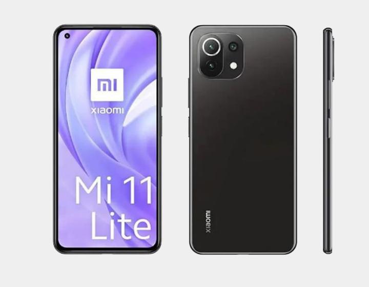 Xiaomi Mi 11 Lite 5G Unlocked Smartphone - 6GB RAM 128GB Storage, Dual SIM LTE GSM, Boba Black | Slim & Lightweight Android Phone for Travel, Work & Entertainment