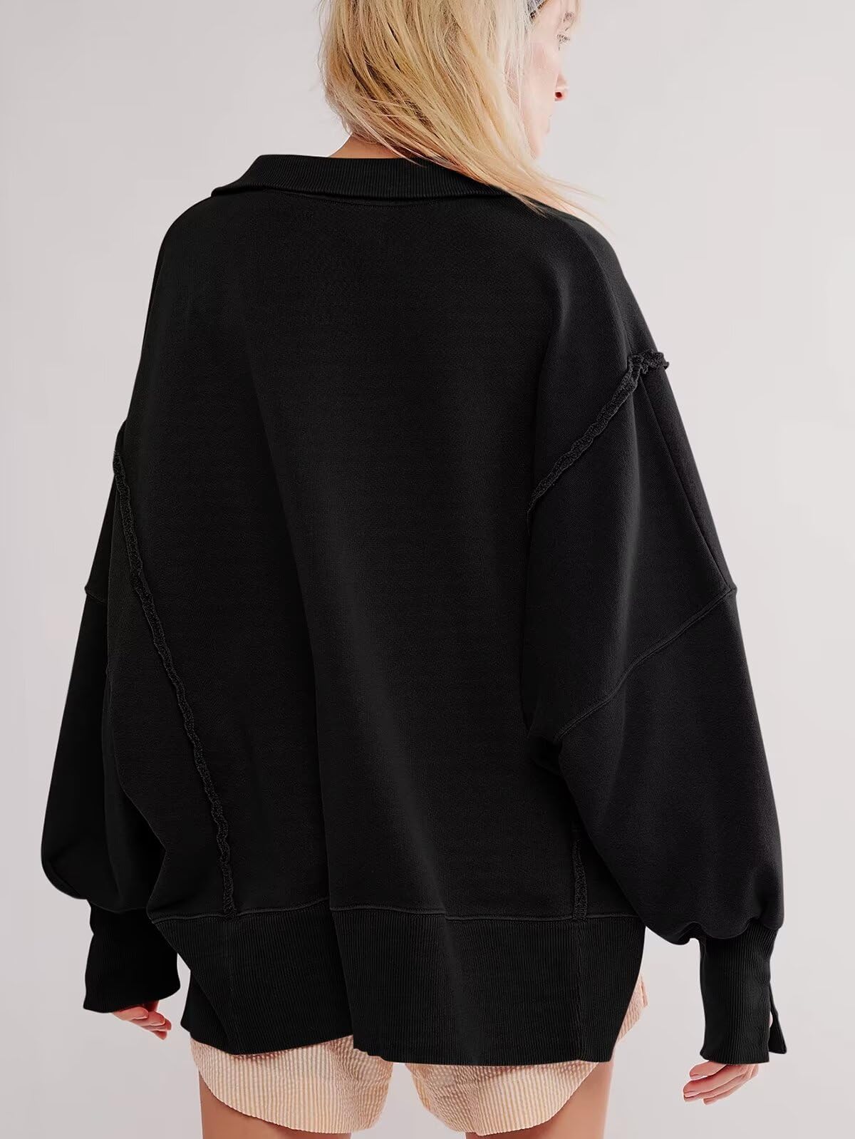 Trendy 2024 Women's Henley Pullover Button Sweatshirt - Fall Tunic Top for Casual Wear (S-2XL) | Perfect for Autumn Outfits, Layering & Cozy Lounge Wear
