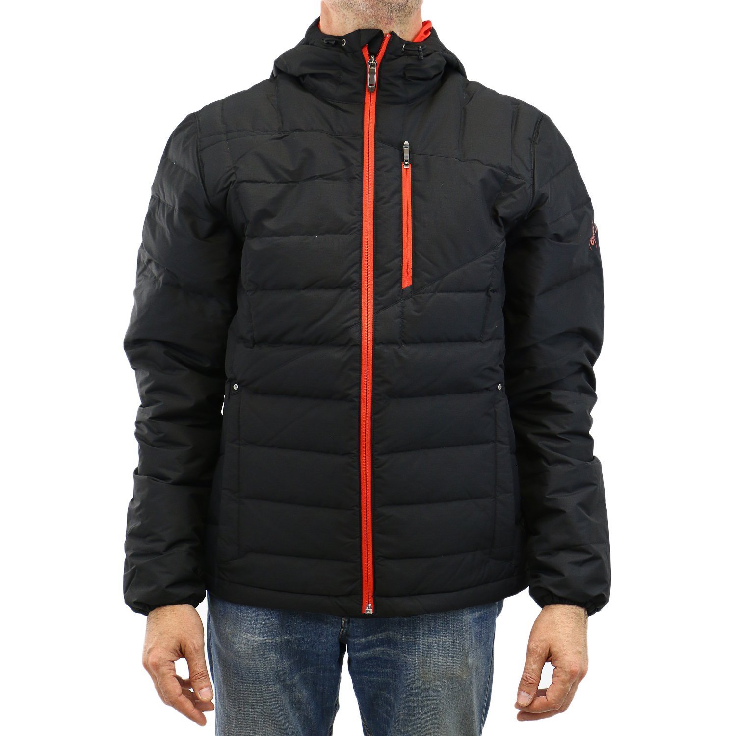 Spyder Men's Dolomite Hoody - Lightweight Waterproof Winter Jacket for Skiing & Outdoor Activities