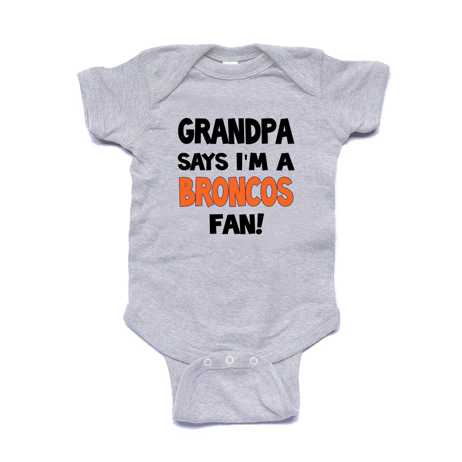 Denver Broncos Fan Baby Bodysuit - Cute NFL Football Onesie for Newborns & Infants - Perfect for Game Day, Family Photos & Broncos Pride