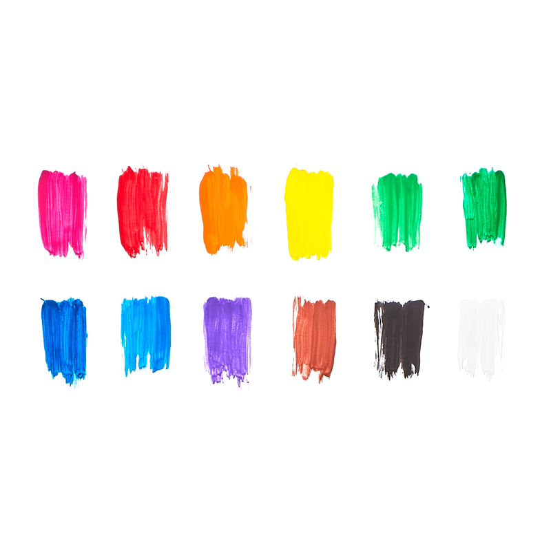 Lil Poster Paint Pods | Classic Colors Set for Kids Art Projects, DIY Crafts & School Activities - Non-Toxic & Washable Watercolor Paint