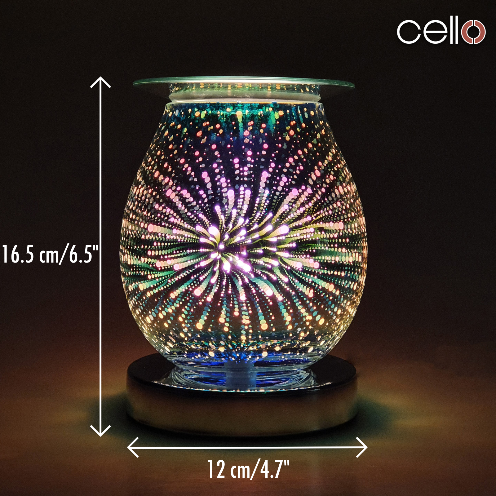 3D Pop Cello Electric Wax Warmer with Touch Control - Perfect for Aromatherapy, Home Decor, and Relaxation in Bedroom, Living Room, or Office