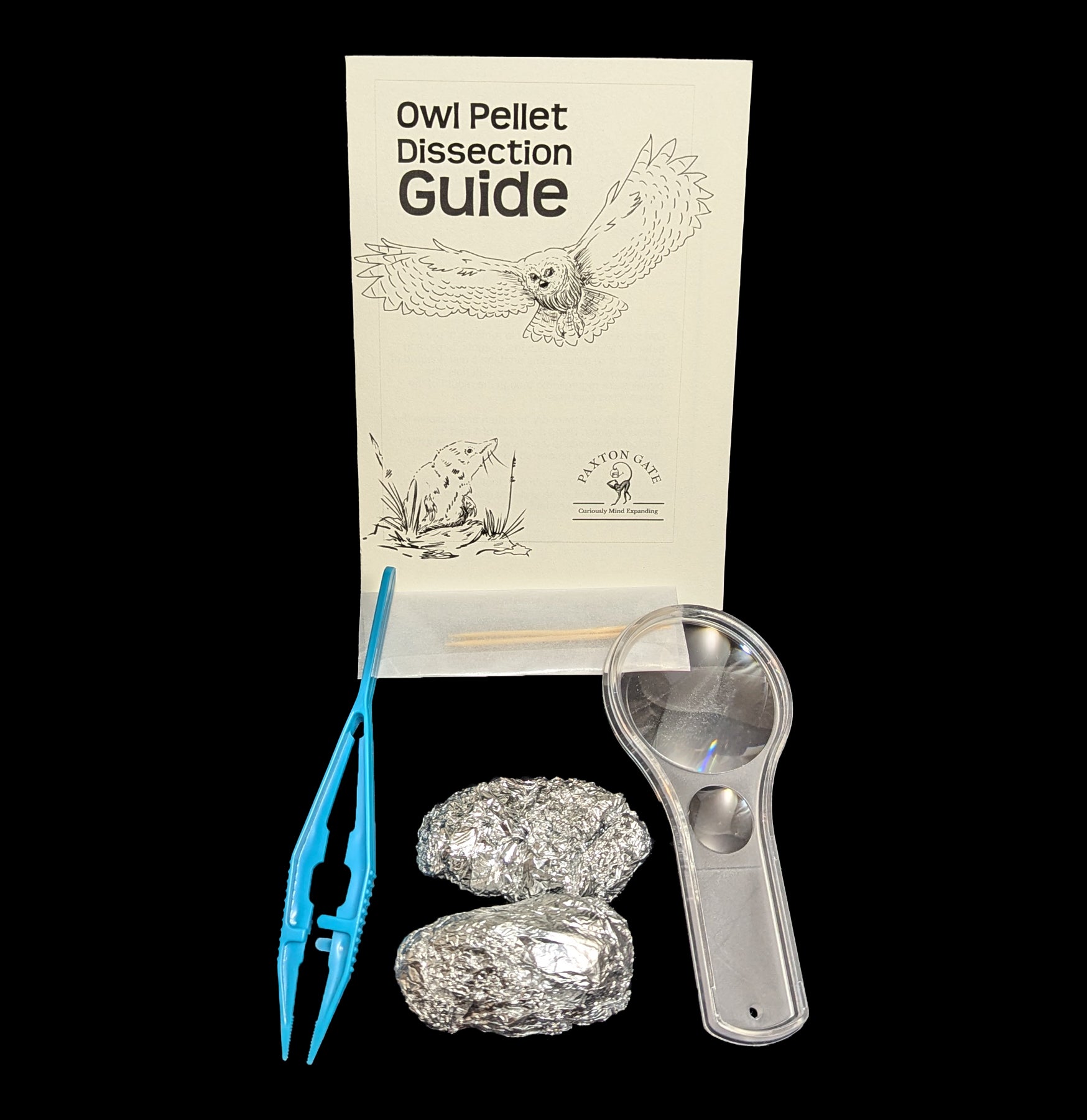 Owl Pellet Dissection Kit for Science Classrooms - Hands-on Biology Learning Tool for Students & Teachers | Perfect for STEM Education, Homeschooling & Nature Study Activities