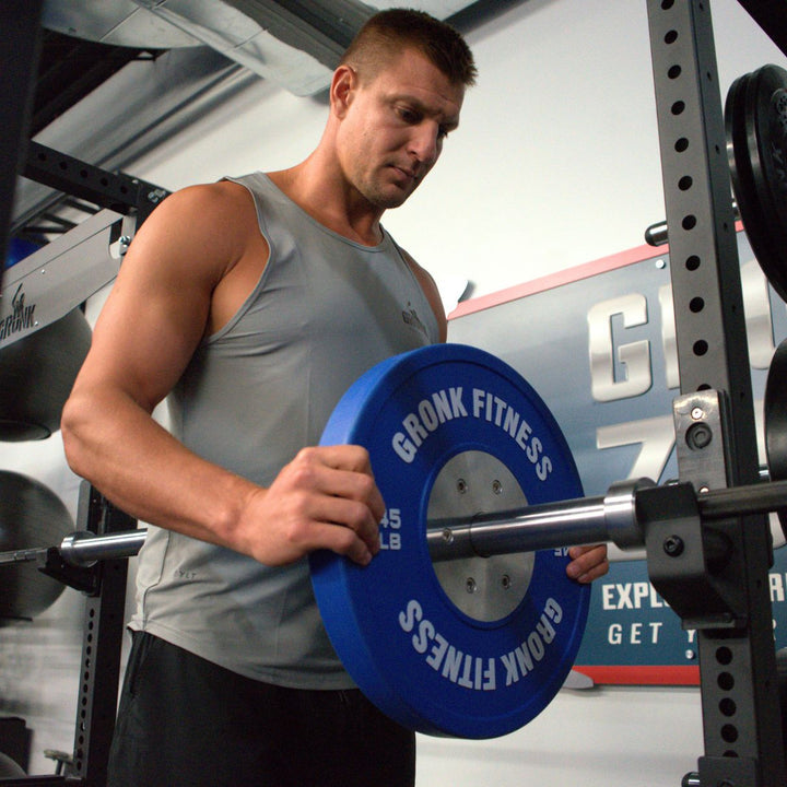 Gronk Fitness Competition Bumper Plates - Buy One Get One Free - Olympic Weightlifting & CrossFit Training Equipment for Home & Gym Workouts
