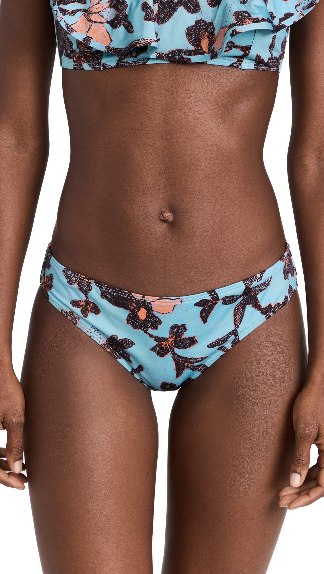 Ulla Johnson Women's Dani Bikini Bottoms - High Waisted Swimwear for Women, Sexy Beach Bikini Bottom, Comfortable & Stylish Swim Shorts for Pool, Vacation & Summer Outfits