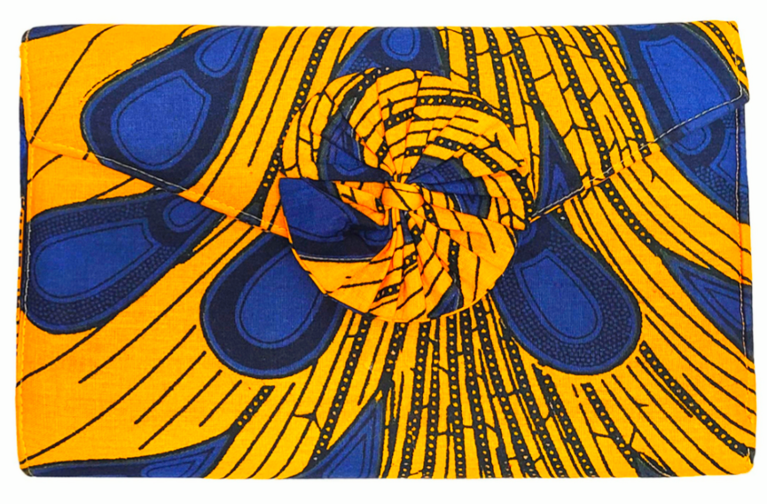 Stylish Peacock African Print Clutch Purse for Women | DPH3816CL | Perfect for Parties, Weddings & Evening Events