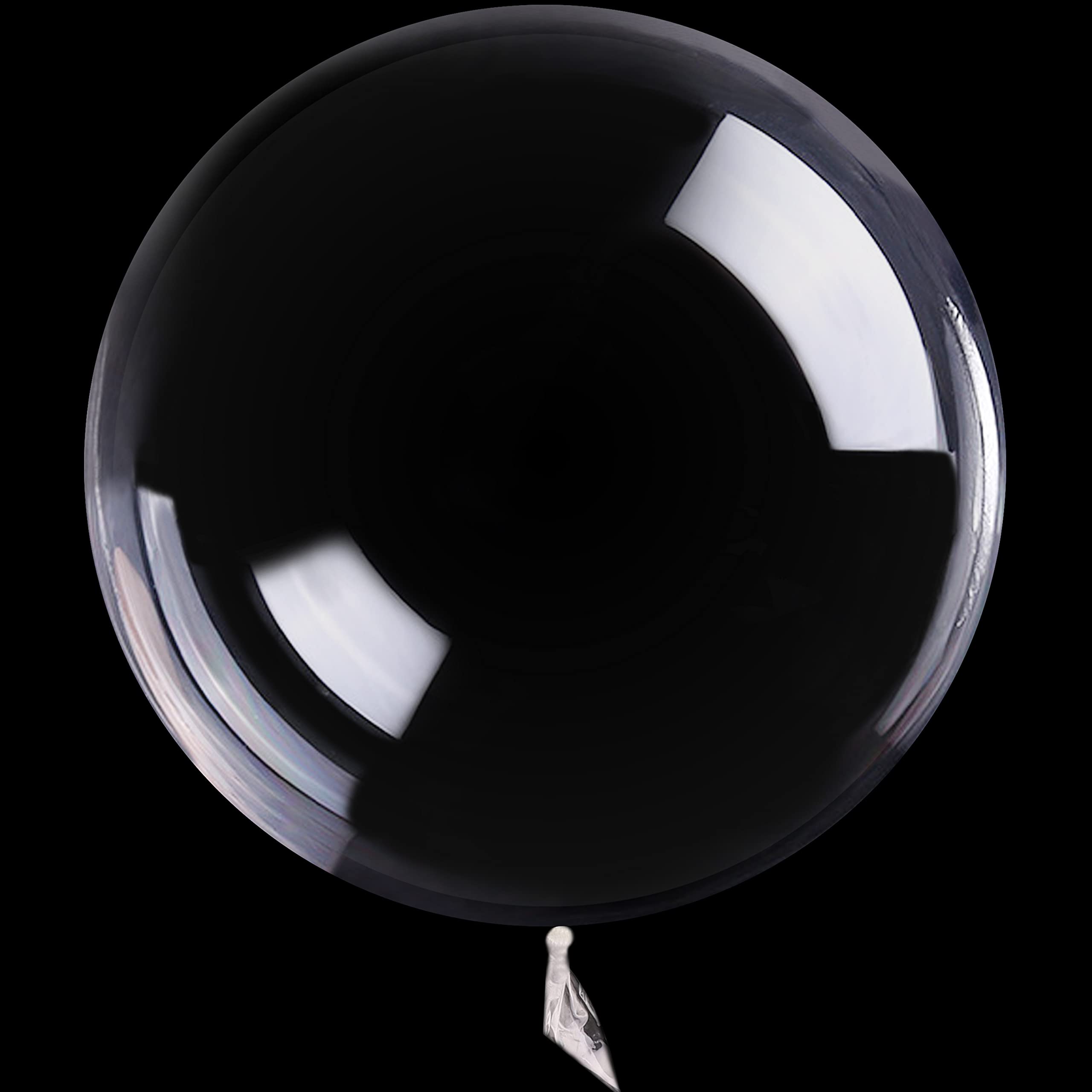 18 Inch Clear Helium Bobo Balloons with LED Lights - 40 Pack for Christmas, Wedding, Birthday Party Decorations - Perfect for Indoor/Outdoor Events, Baby Showers & Anniversary Celebrations (LED String Not Included)