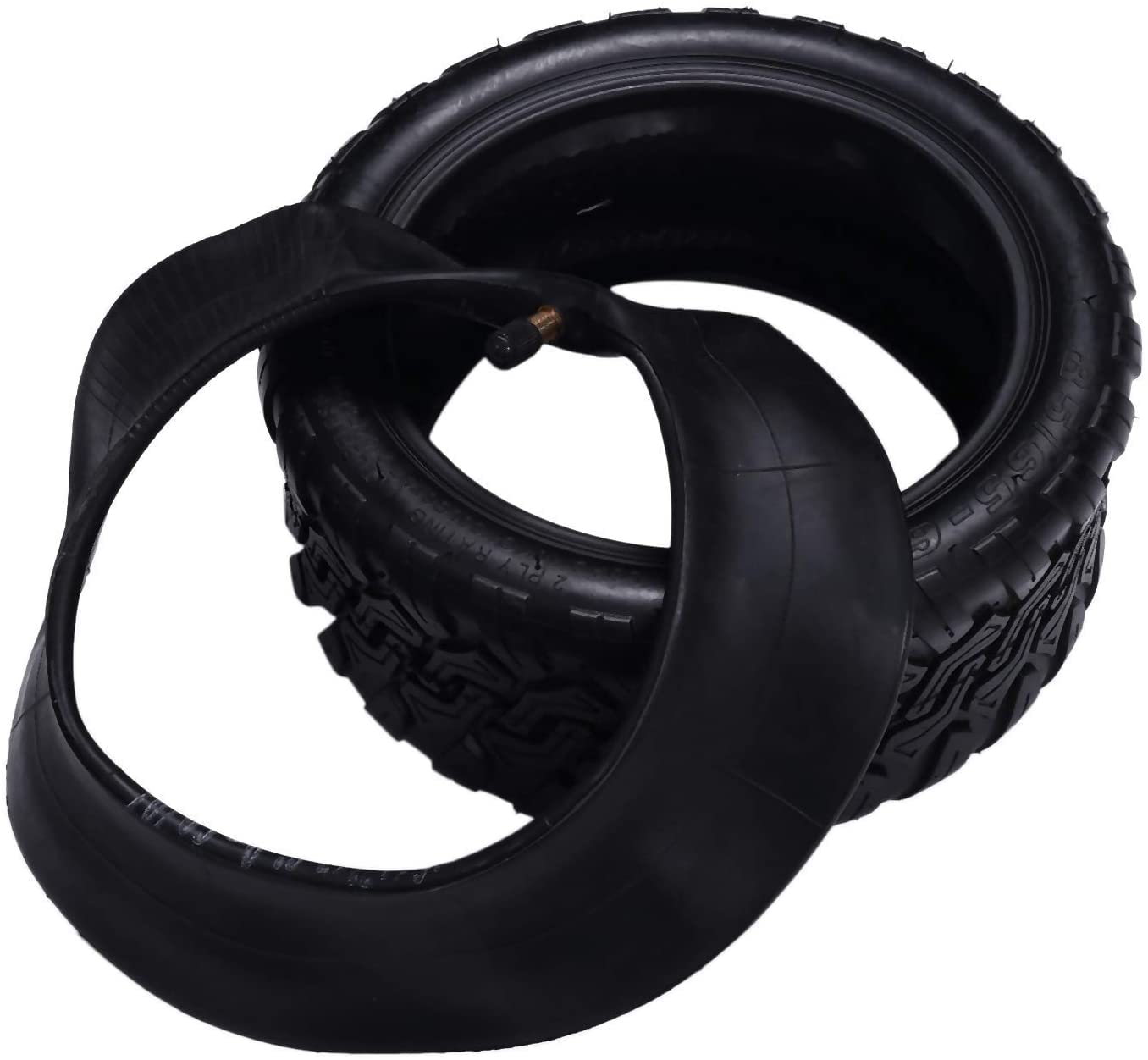 **85/65-6.5 Electric Scooter Tires - 10 Inch Inflatable Inner & Outer Tires - Non-Slip, Wear-Resistant Rubber for Electric Vehicles - Perfect for Commuting & Urban Travel**