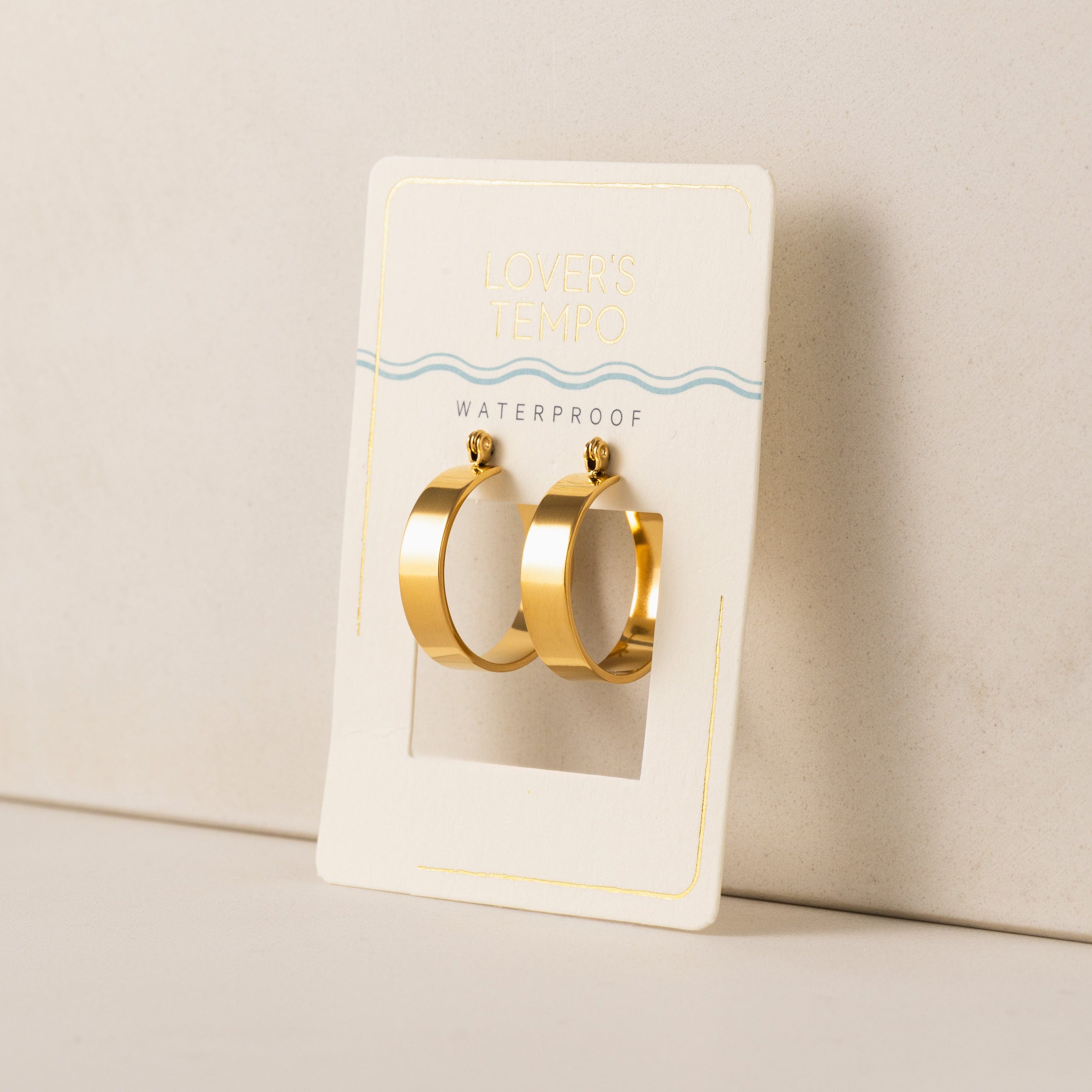 Khloe Hoop Earrings for Women - 14K Gold Plated Fashion Jewelry - Trendy Circle Earrings for Daily Wear & Special Occasions
