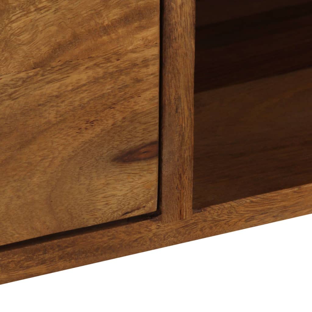 55 Inch TV Stand Solid Sheesham Wood Media Console - 55.1