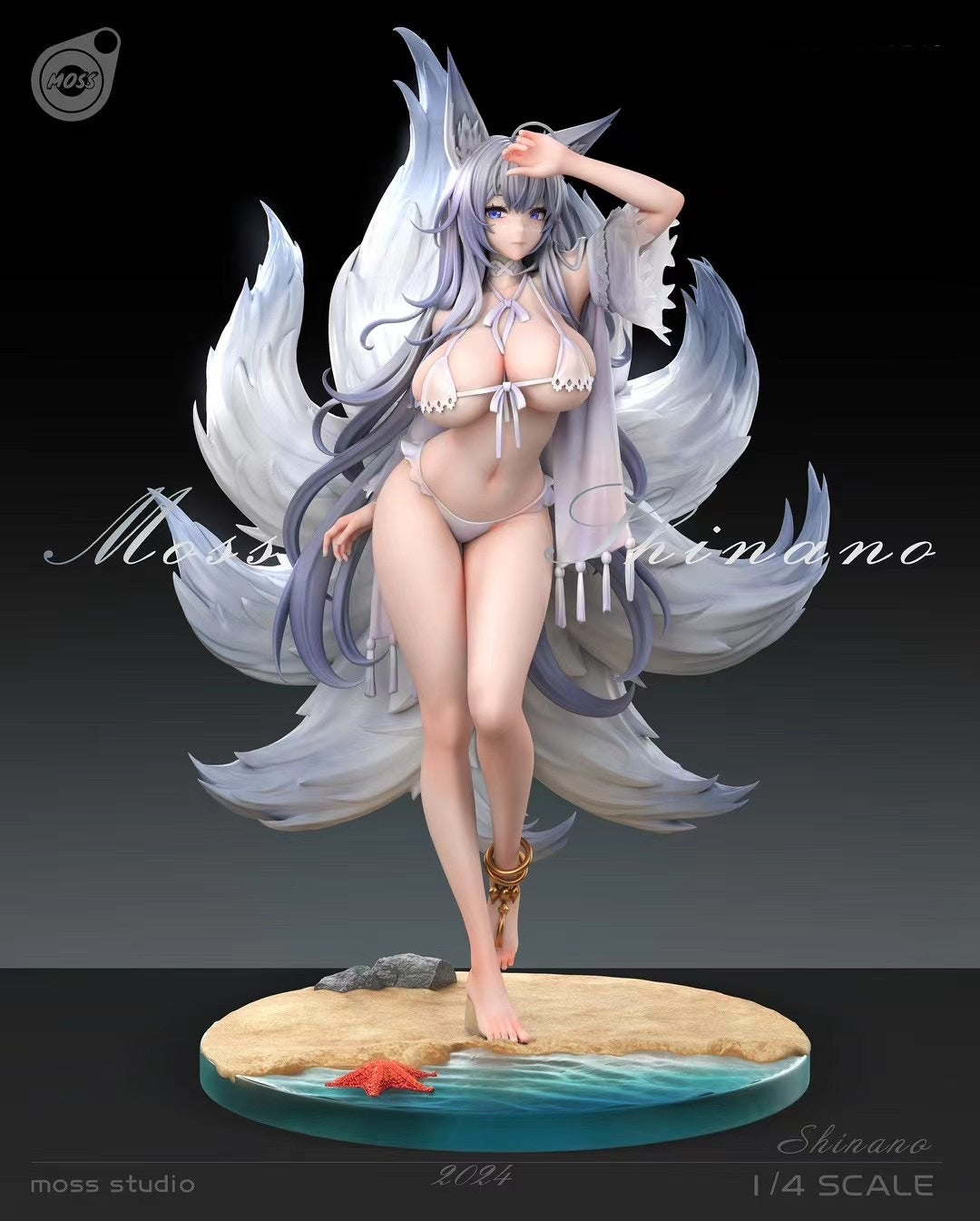 Azur Lane Shinano Figure - MOSS Studio Anime Collectible | Perfect for Display, Gaming Room Decor, and Anime Fans Gift