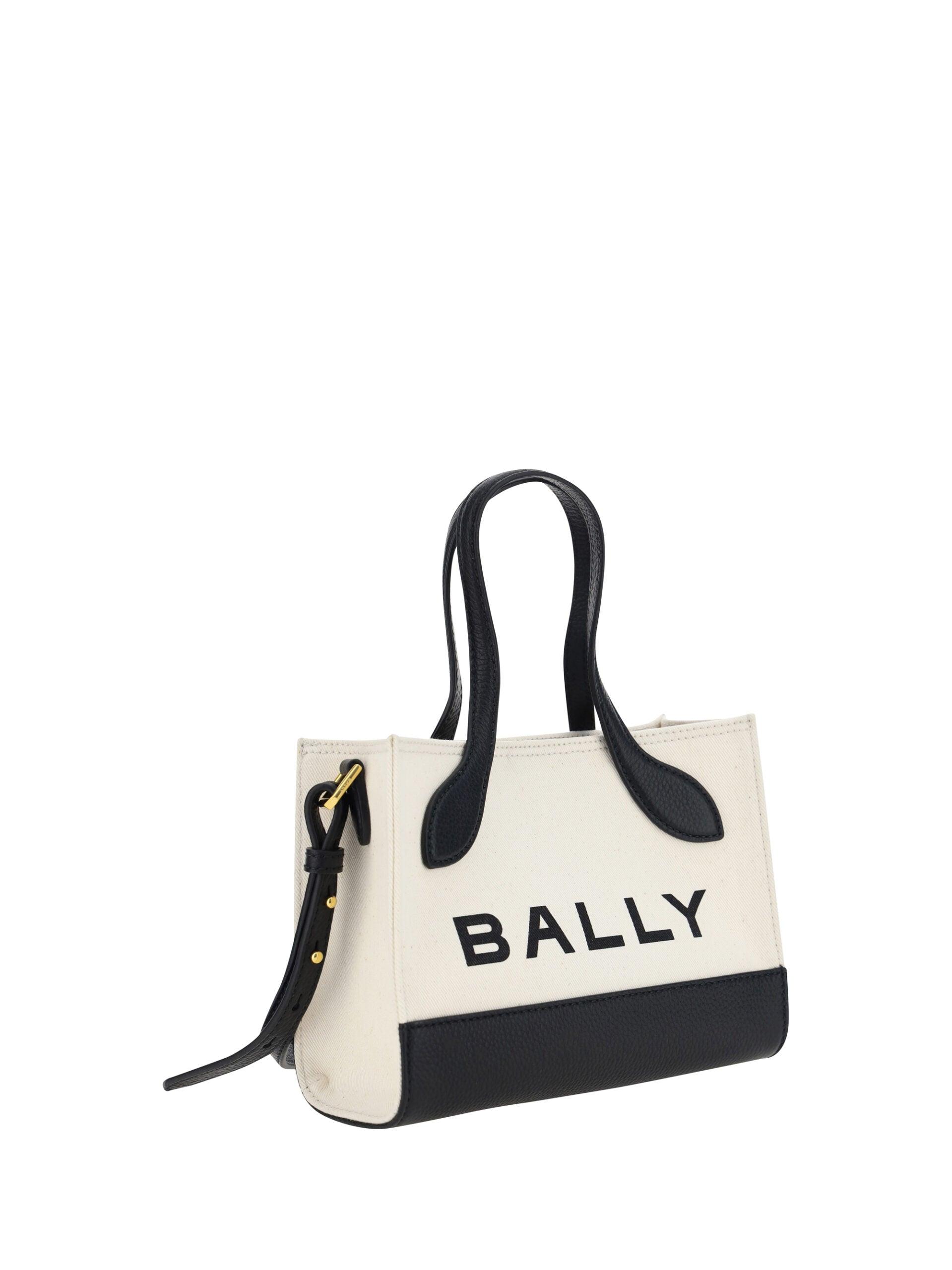 Bally White and Black Leather Mini Handbag for Women | Stylish Crossbody Purse | Perfect for Date Night, Work & Travel | Luxury Designer Handbag