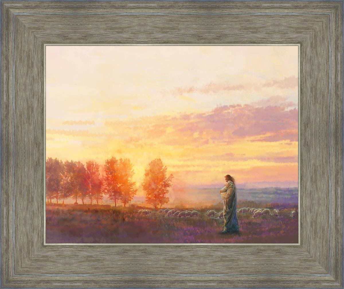 Eventide By Yongsung Kim - Premium Christian Wall Art for Home & Church Decor | Inspirational Bible Verse Canvas Painting | Perfect for Living Room, Bedroom & Worship Spaces