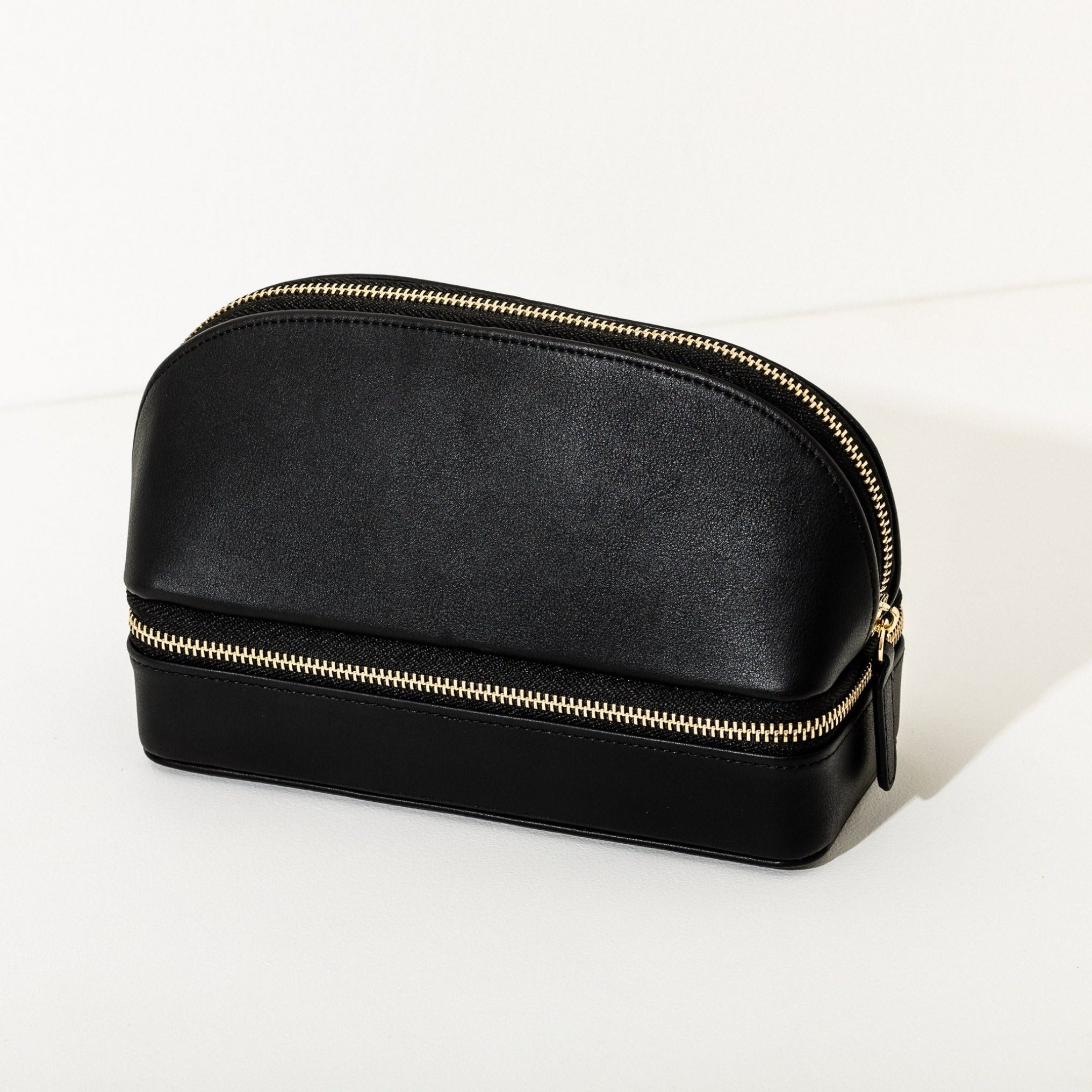 Portable Travel Jewelry Organizer Case - Compact & Lightweight Jewelry Storage for Necklaces, Rings, Earrings - Perfect for Vacation, Business Trips & Daily Use