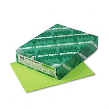 Wausau Paper Astrobrights Colored Card Stock - 65# 250 Sheets, Letter Size (Pack of 5) | Brightly Colored Premium Paper for Scrapbooking, Card Making, DIY Crafts & Office Projects