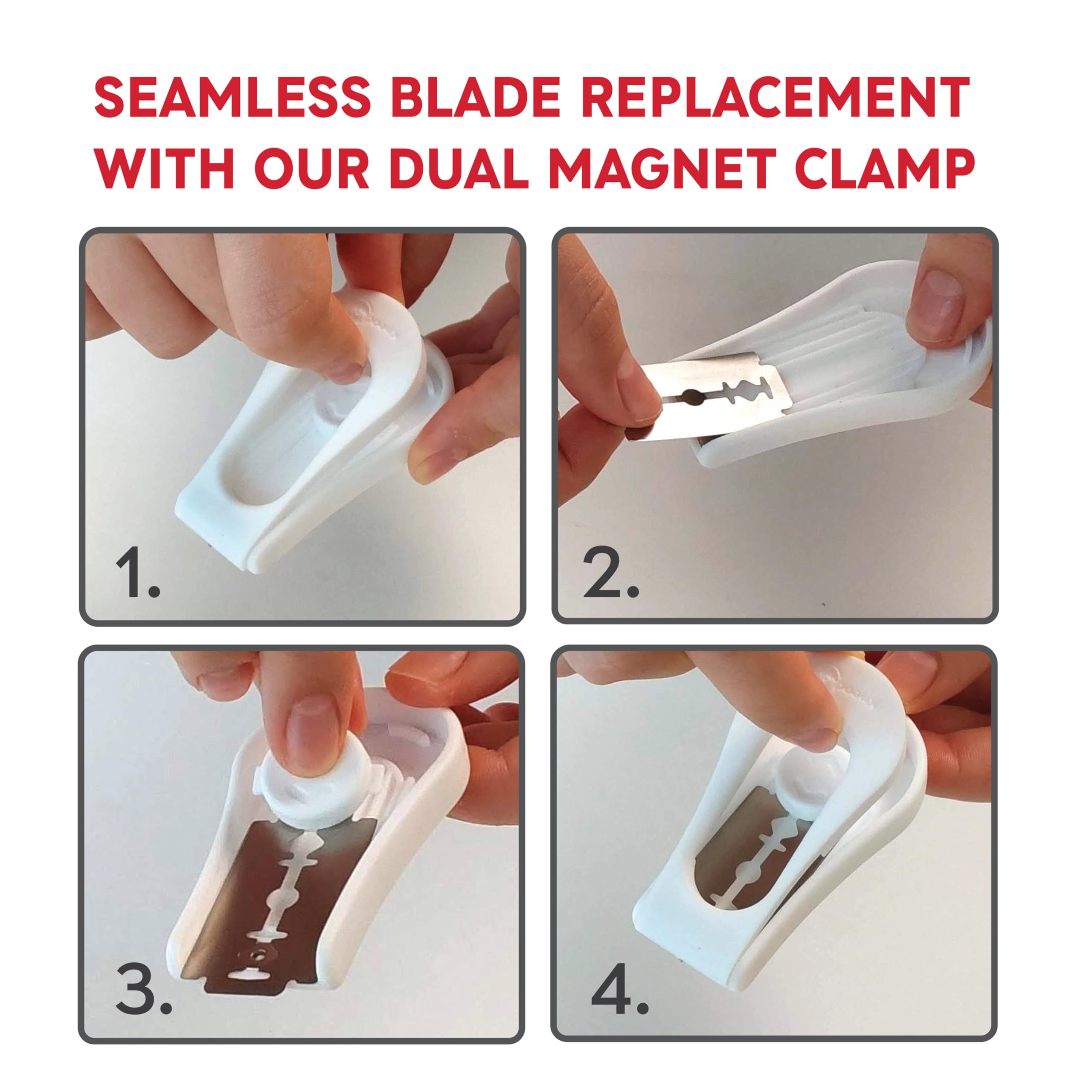 Professional Upgraded Magnetic Bread Lame - Extendable Blade Dough Scoring Tool for Sourdough Baking | Includes 5 Replaceable Razor Blades & Scoring Pattern Guide | Perfect for Artisan Bread, Baguettes, and Homemade Pastries
