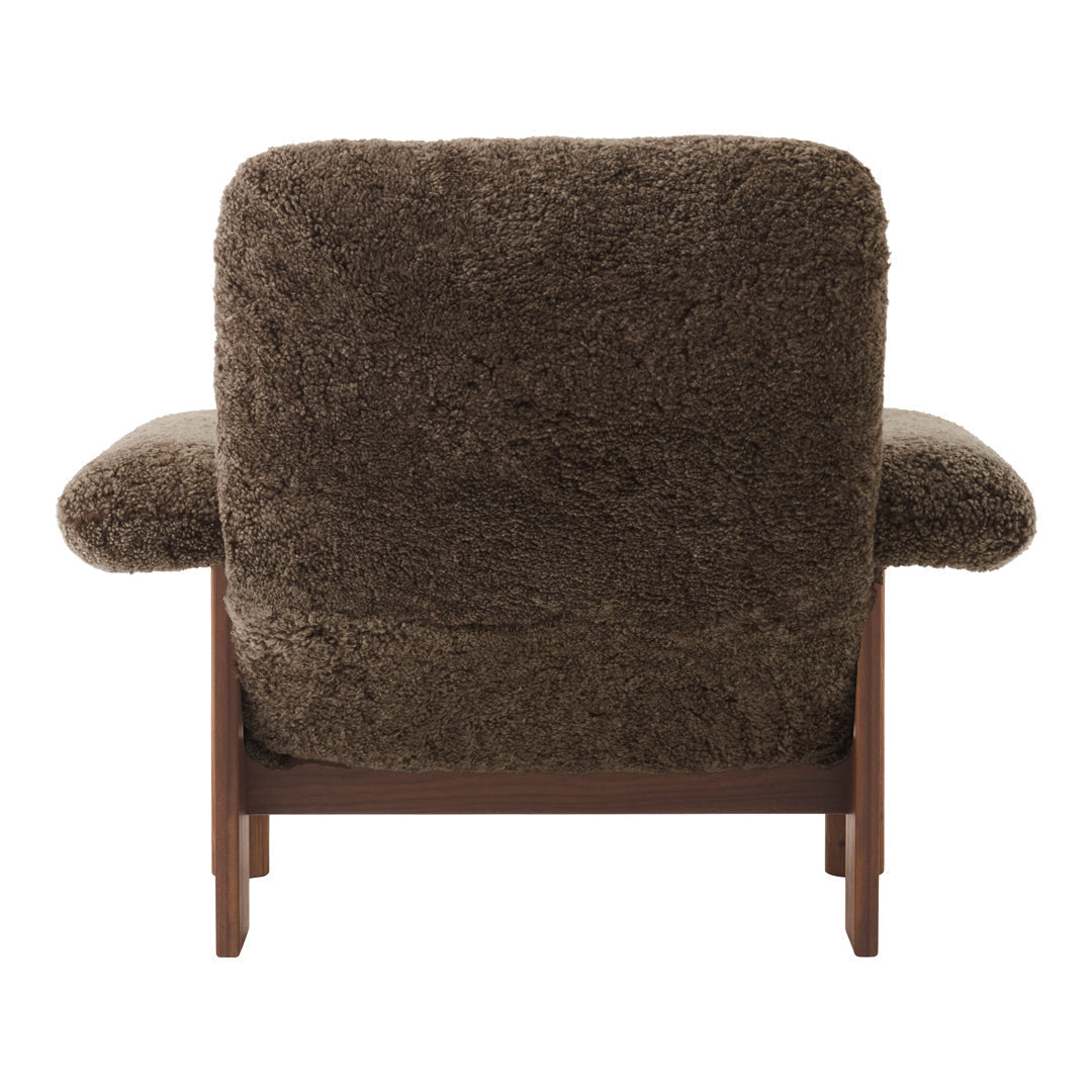 Brasilia Lounge Chair - Mid-Century Modern Accent Chair for Living Room, Bedroom & Office - Comfortable Upholstered Armchair with Wooden Legs