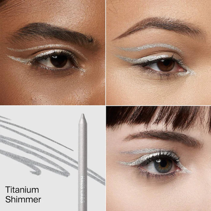 Haus Labs Optic Intensity Eco™ Waterproof Gel Eyeliner Pencil - Long-Lasting, Smudge-Proof for Day & Night Makeup Looks