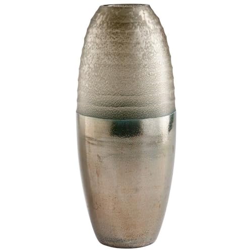Cyan Design 08662 Around The World Large Bronze Vase - Elegant Home Decor for Living Room, Dining Table, Office & Wedding Centerpiece