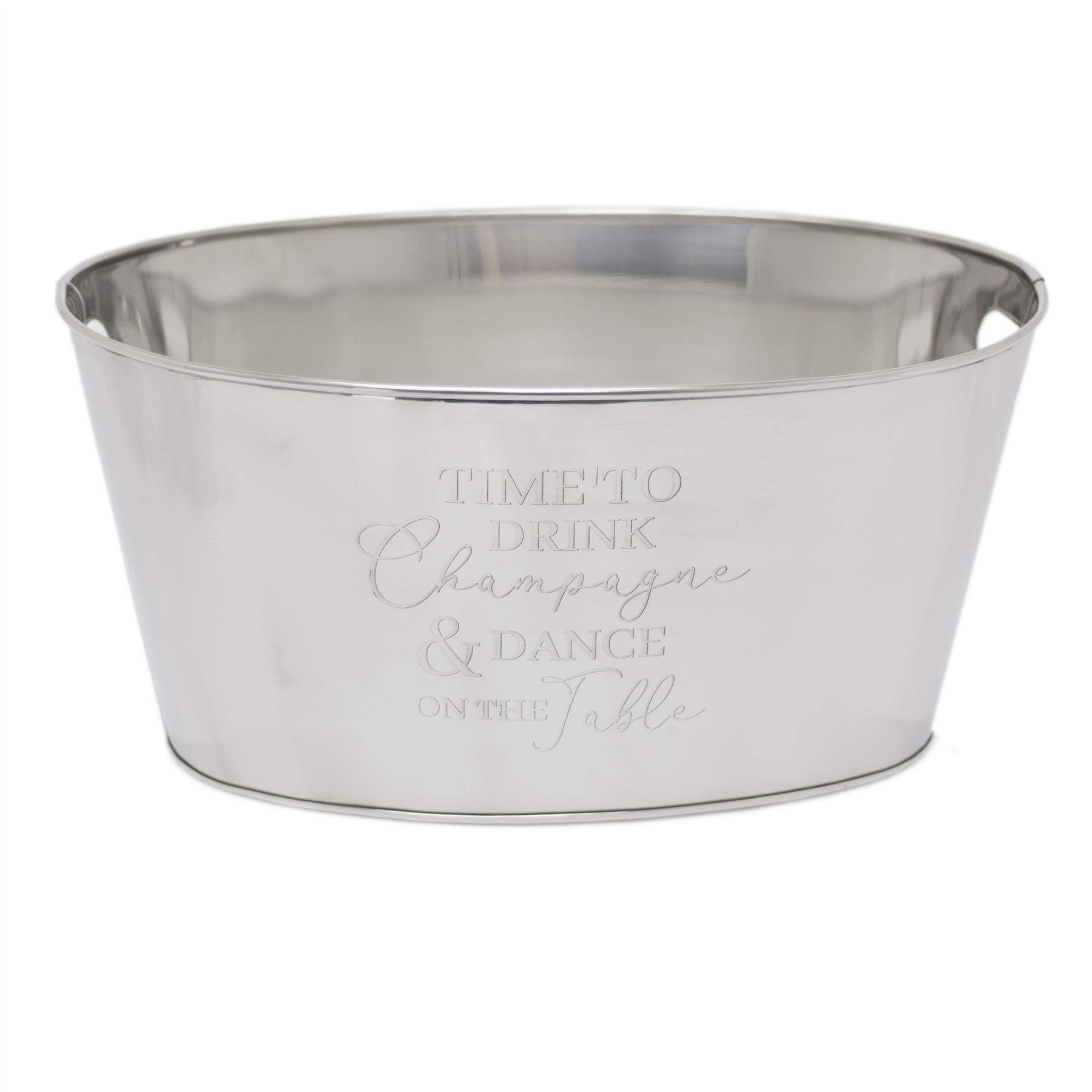 Premium Stainless Steel Champagne Cooler & Wine Chiller - Elegant Silver Ice Bucket for Wine, Sparkling Drinks & Beverages | Perfect for Parties, Weddings, and Home Entertaining