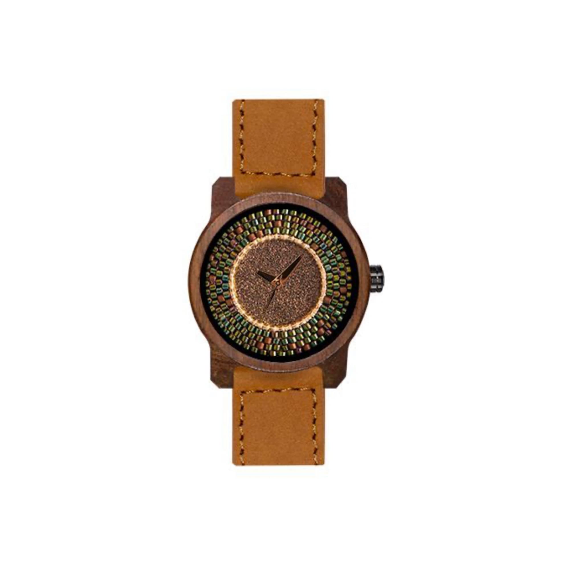 **Mistura Marco Wooden Watch - Handmade Wooden Timepiece for Men & Women - Eco-Friendly Wooden Wristwatch - Perfect for Casual, Business & Outdoor Activities**