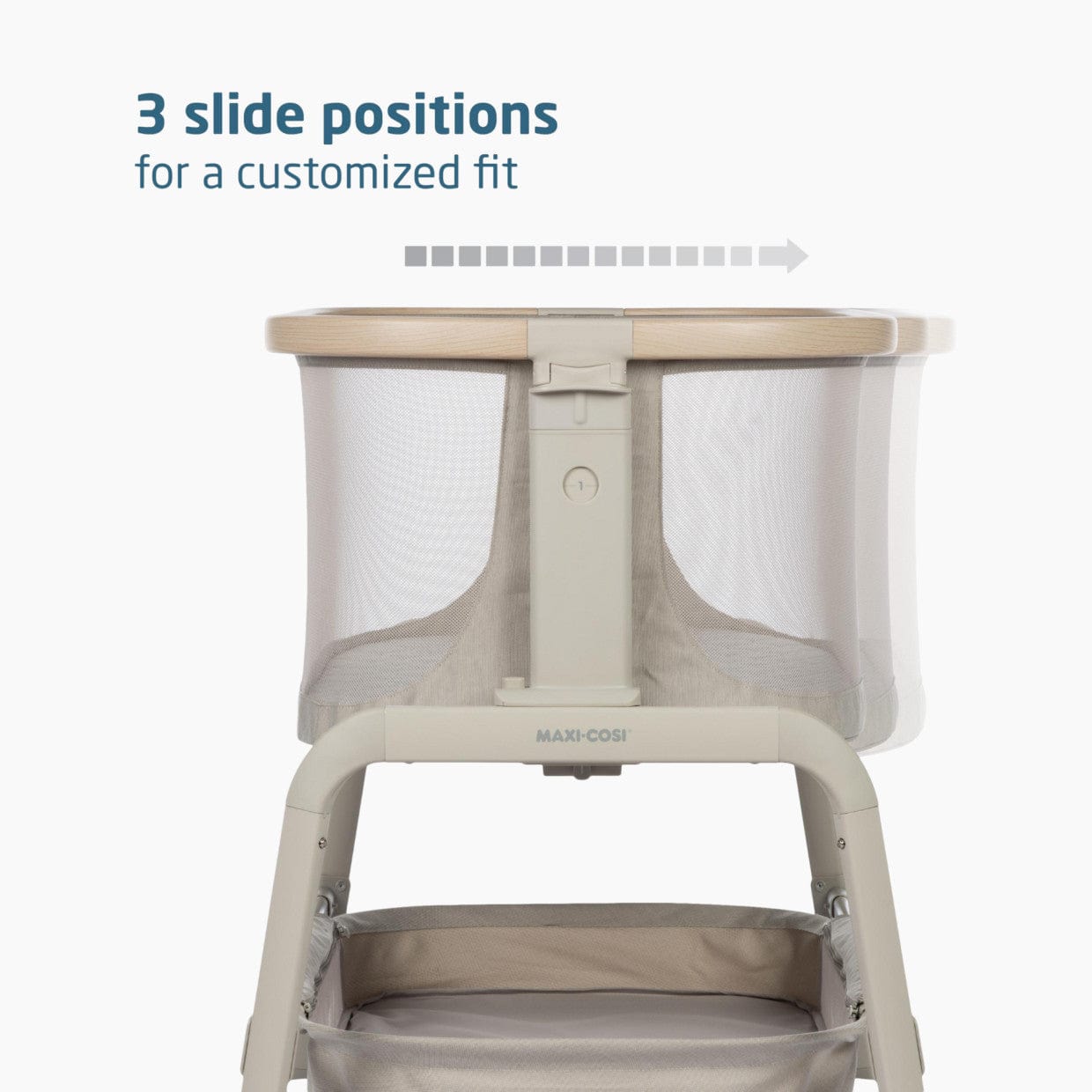 Maxi Cosi Iora 2-in-1 Convertible Co-Sleeper Bassinet & Bedside Sleeper for Newborns - Safe & Comfortable Baby Bed for Nursery, Bedroom, and Travel Use