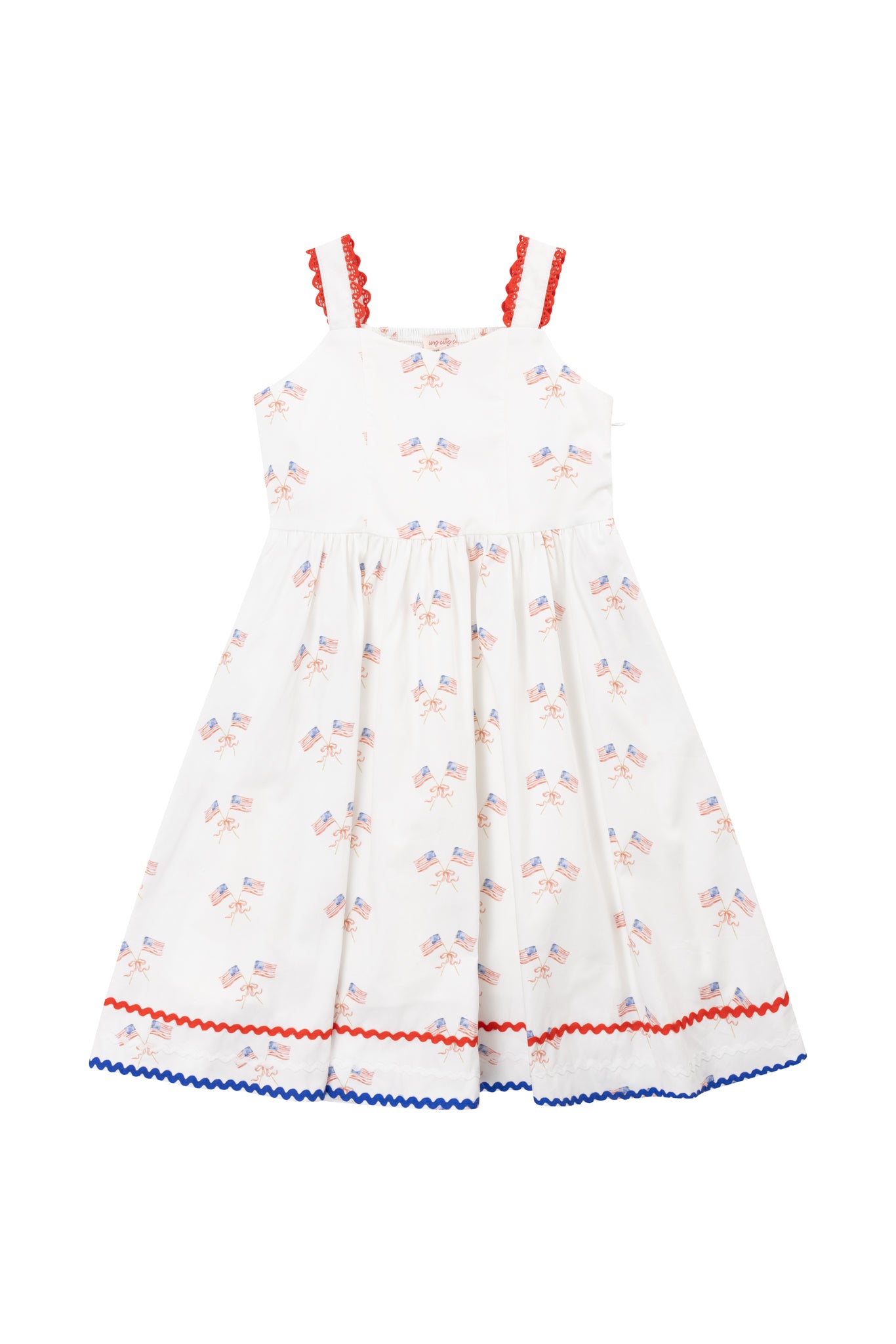 Mini Star Spangled Dress in White - Patriotic American Flag Dress for Women - Perfect for 4th of July, Independence Day & Summer Festivals