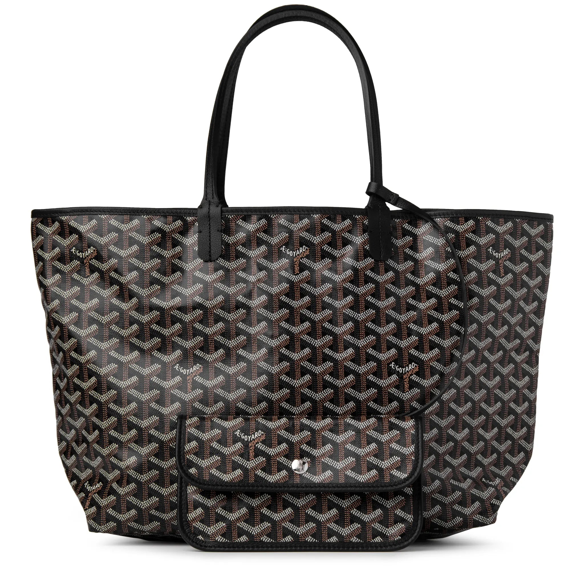 Goyard Saint Louis PM Tote Bag - Luxury Black Leather Handbag for Women | Perfect for Work, Travel & Everyday Use