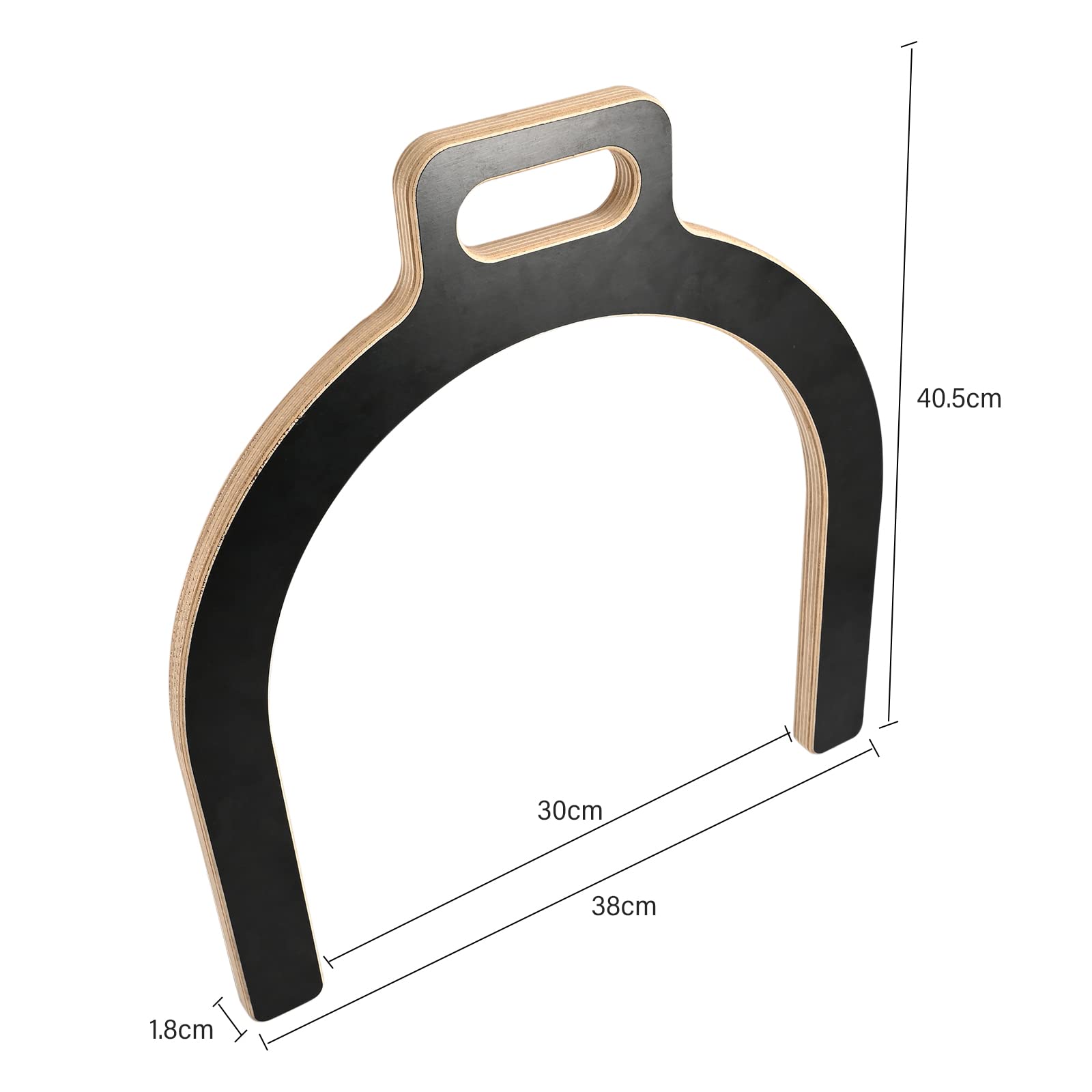 FOSHIO 15 Inch U-Shape Mirror Wrap Tool - Wooden Vinyl Wrap Application Kit for Car Bumper & Window Tinting | Perfect for Auto Detailing, Vehicle Customization & DIY Projects