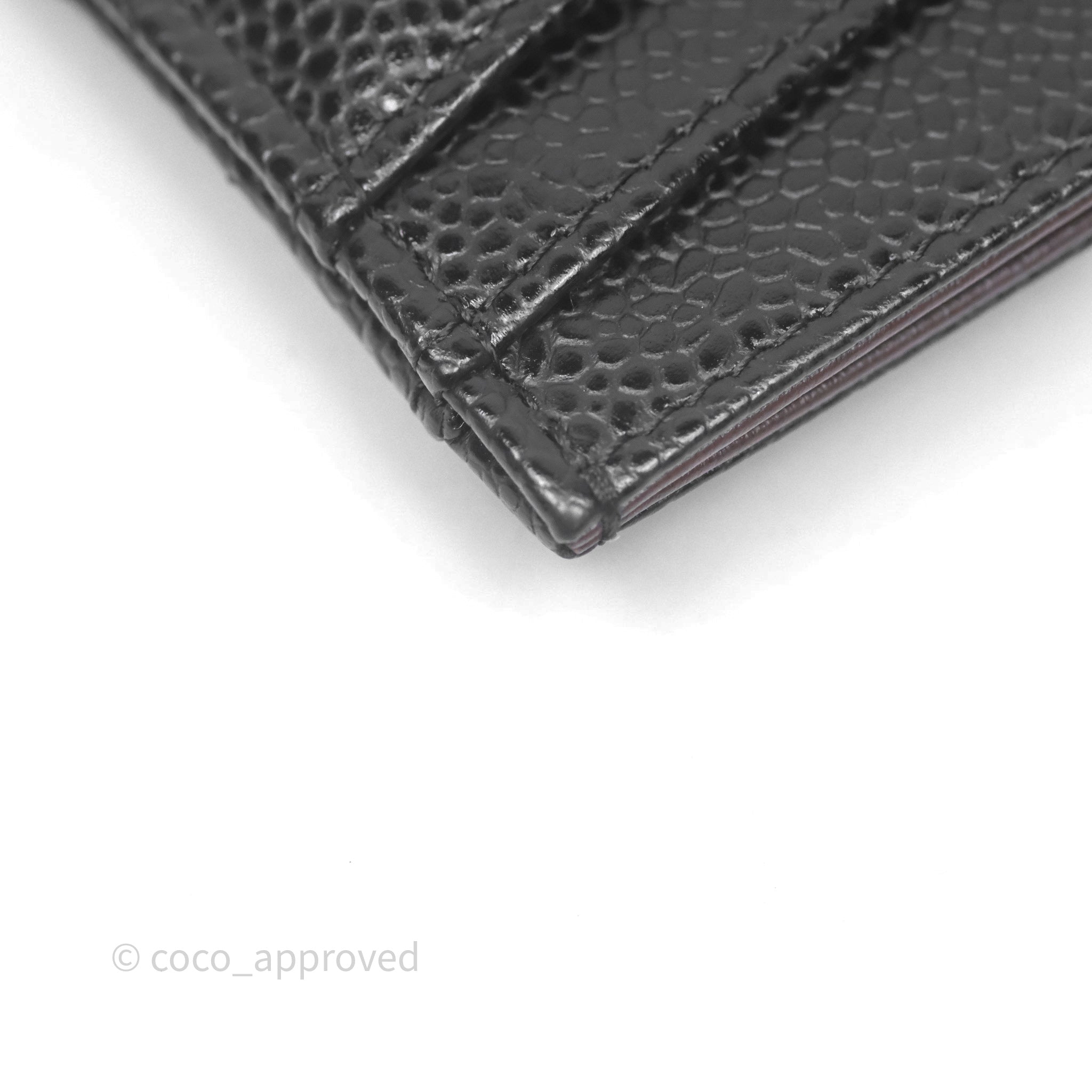 Chanel Classic Flat Card Holder in Black Caviar Leather with Gold Hardware - Luxury Wallet for Women, Perfect for Everyday Use & Gift Giving
