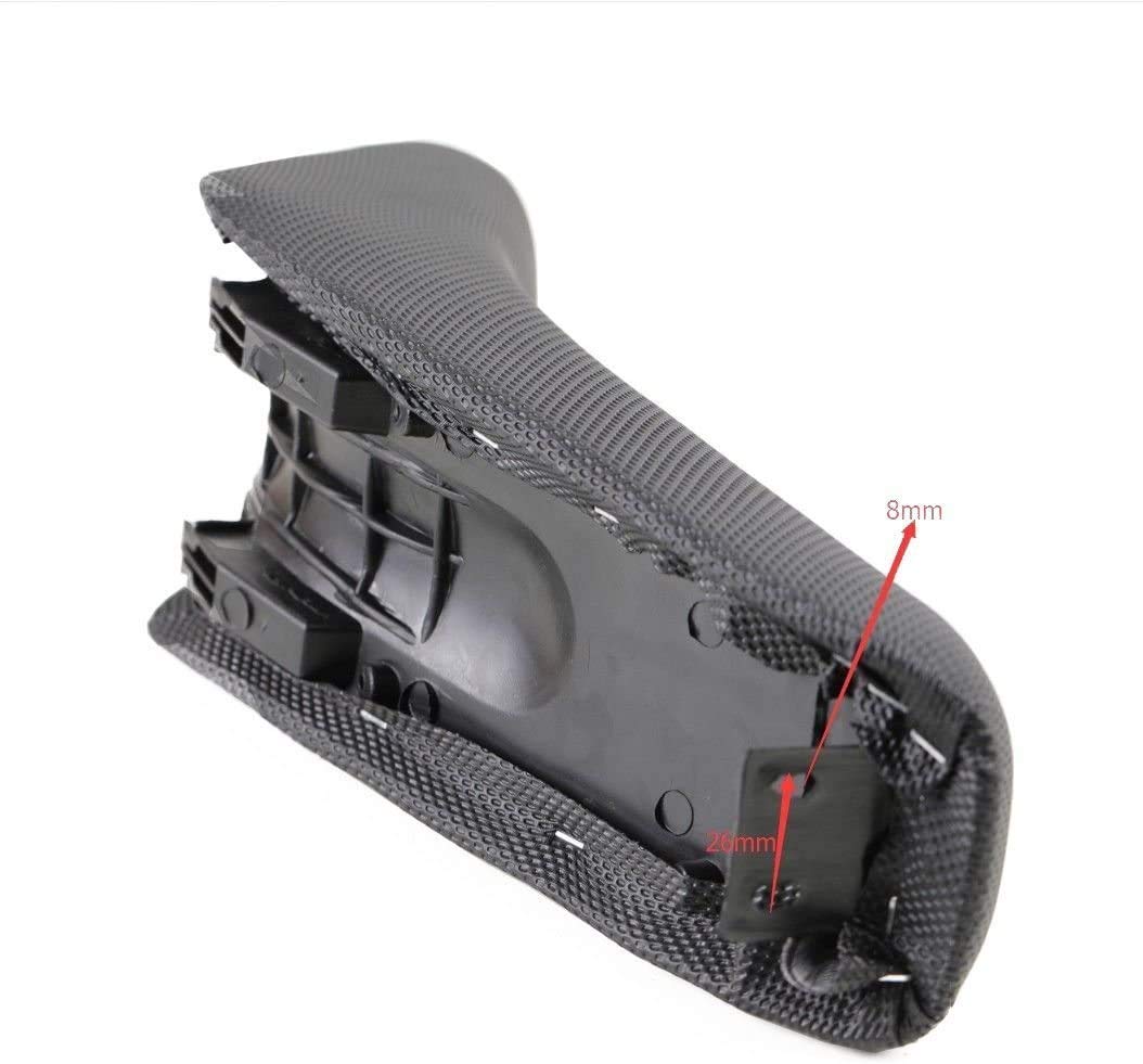 Apollo Style Dirt Pit Bike Black Seat - Comfortable & Durable Motorcycle Seat Replacement for Off-Road Riding, Motocross & Trail Adventures