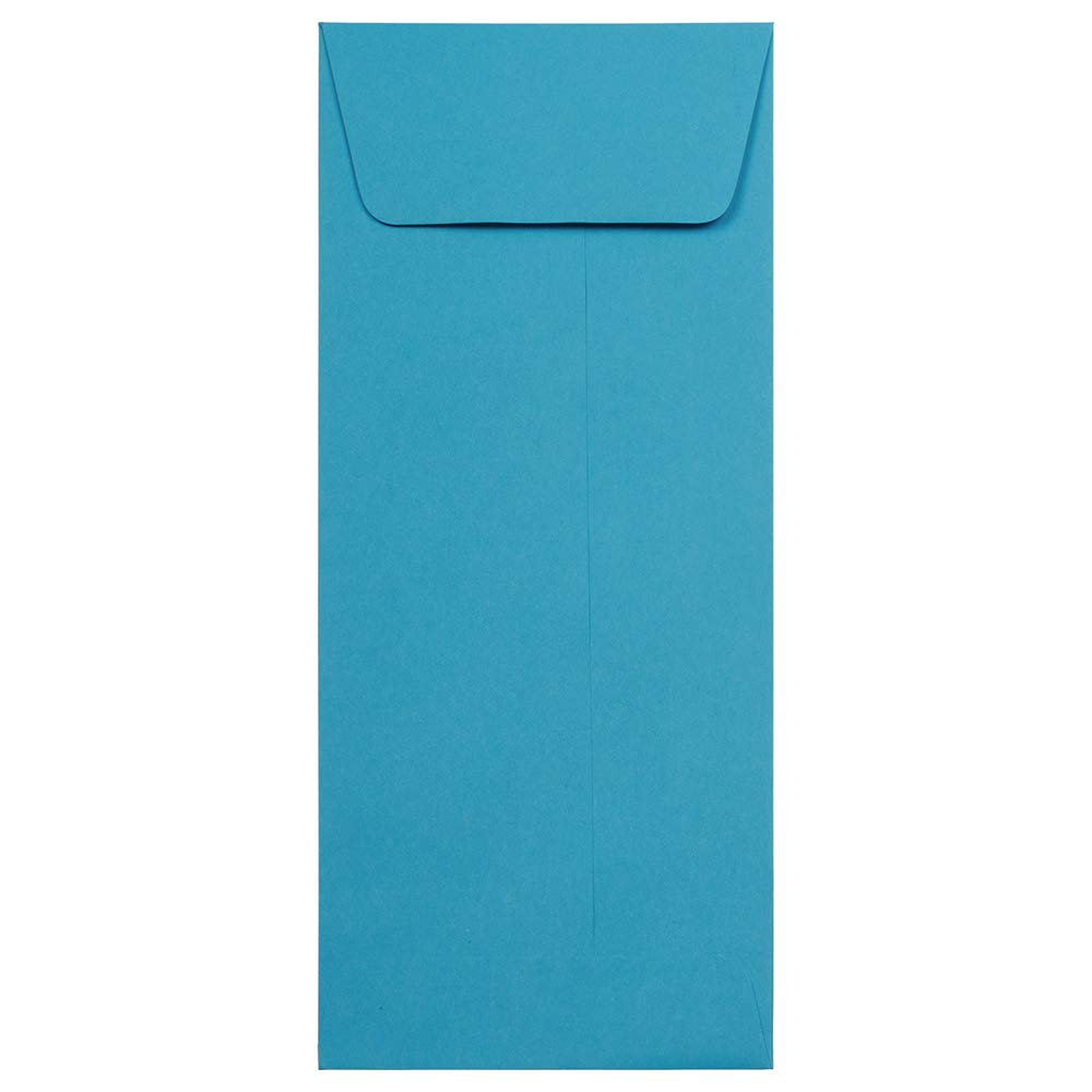 JAM PAPER #10 Business Envelopes - 4 1/8 x 9 1/2 Inches - Blue Recycled Paper - Pack of 250 - Perfect for Office Mail, Business Correspondence & Eco-Friendly Mailing Solutions