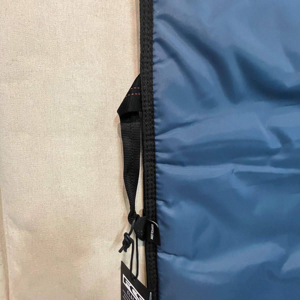 FCS Classic Hybrid & Funboard Surfboard Bag - Durable Steel Blue & White Design for Travel & Storage | Perfect for Surfers & Water Sports Enthusiasts