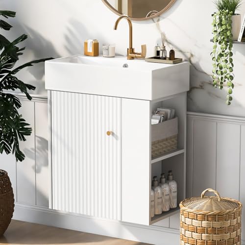 White (Floating,right Storage)