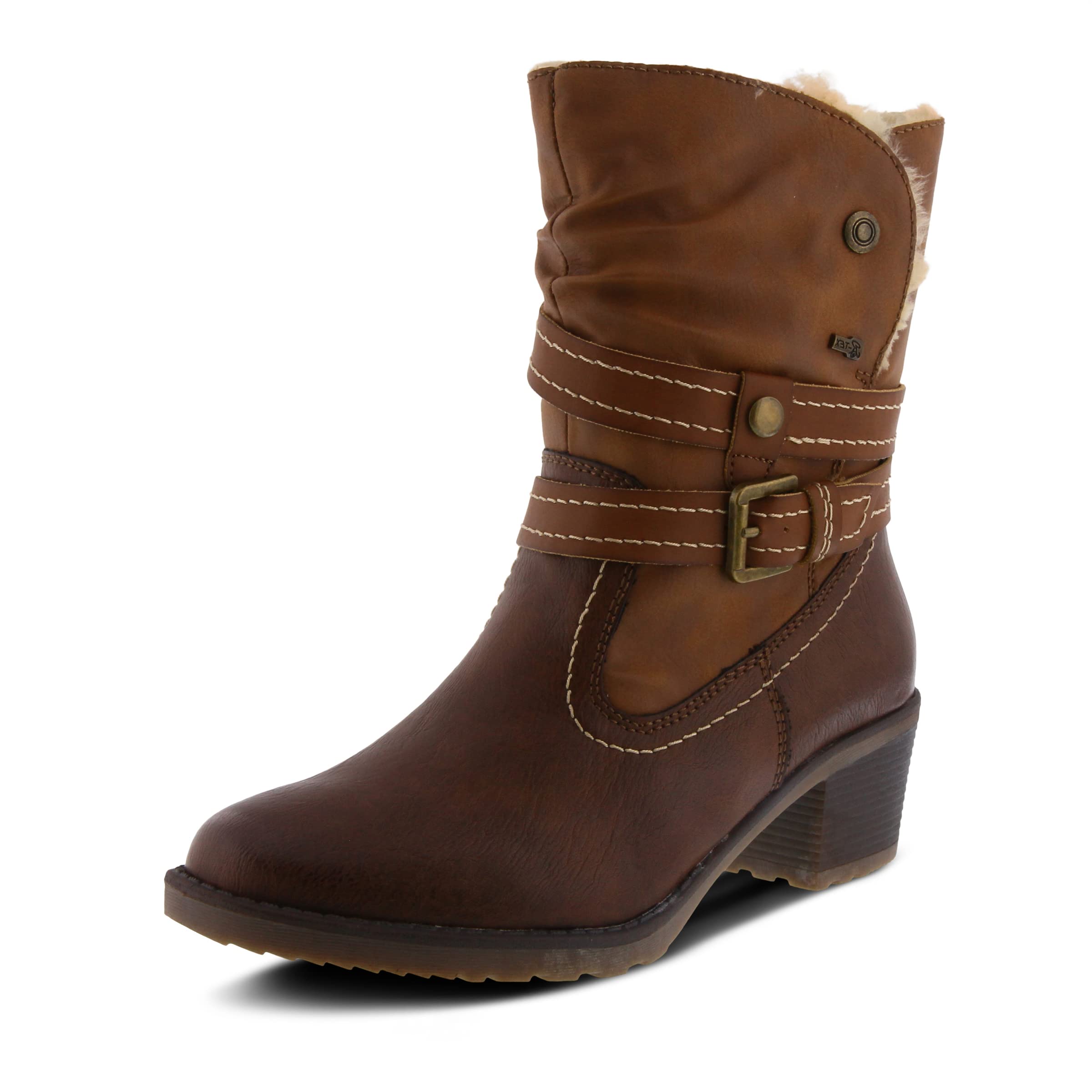 Spring Step Women's Boisa Waterproof Winter Boots - Warm Fur Lined Snow Boots for Women, Slip Resistant & Comfortable - Perfect for Snowy Weather, Hiking & Outdoor Activities