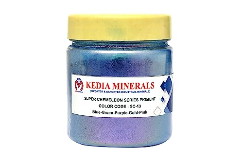 Kedia-SC-13 Super Chameleon Color Shift Pigment Powder - 10g | Epoxy Resin, Soap Making, Bath Bombs, Candle, Auto Paint, Nail Art, Eyeshadow | DIY Crafts & Cosmetic Projects | Metallic Hyper Shift Pigment for Stunning Color Effects