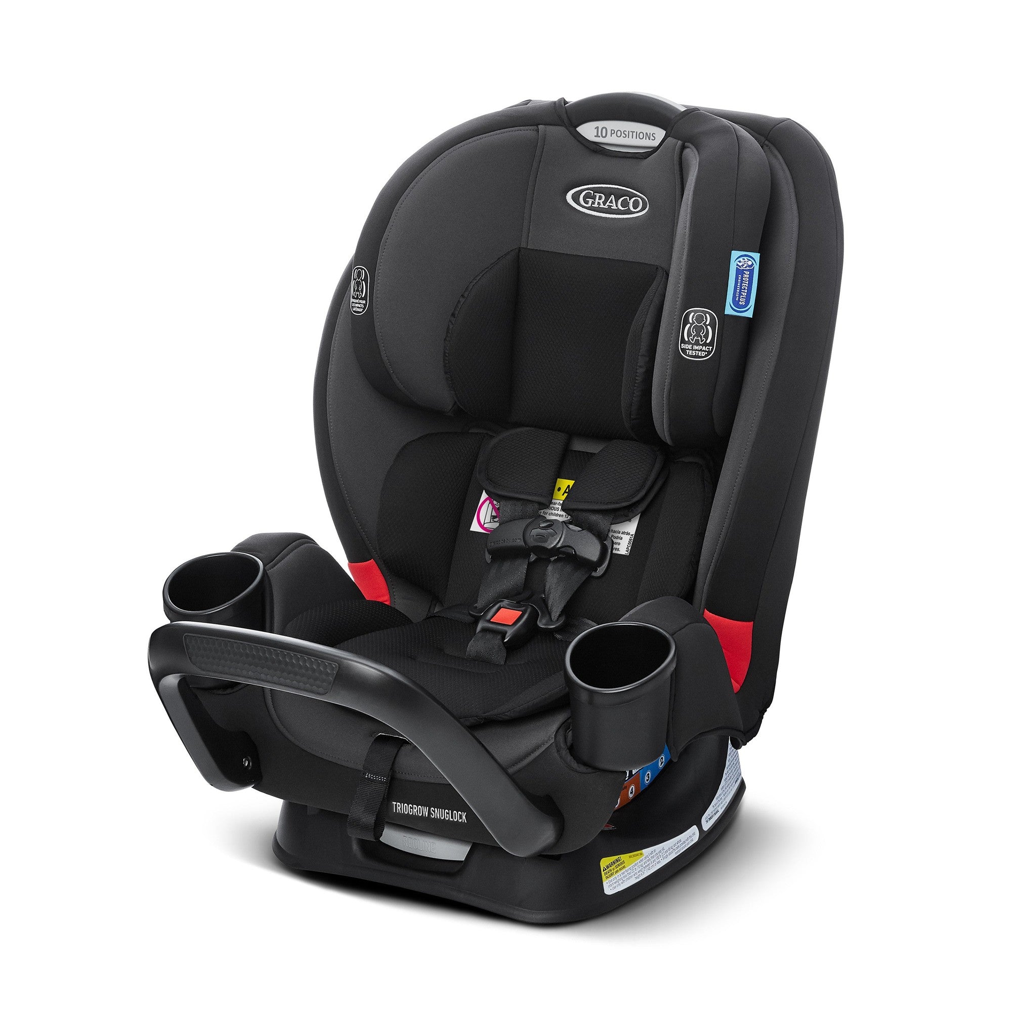 Graco TrioGrow SnugLock 3-in-1 Convertible Car Seat for Infants, Toddlers & Kids – Safe & Comfortable for Rear-Facing, Forward-Facing & Booster Mode – Perfect for Travel, School & Family Road Trips