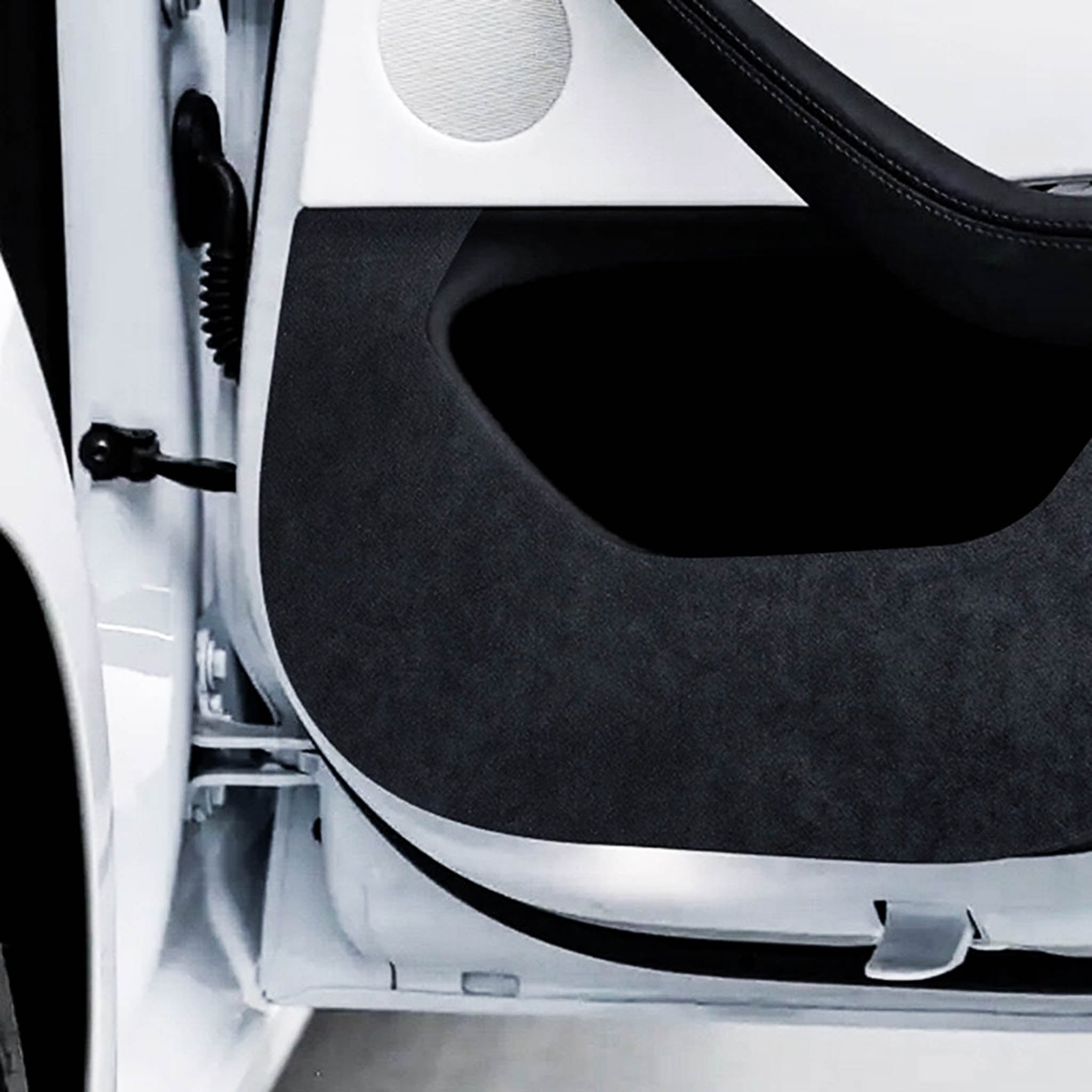 2024+ Tesla Model 3 Highland Suede Anti-Kick Door Panel Protector - Premium Interior Car Accessories for Scratch Protection & Style Enhancement (Perfect for Family, Pets & Daily Commute)